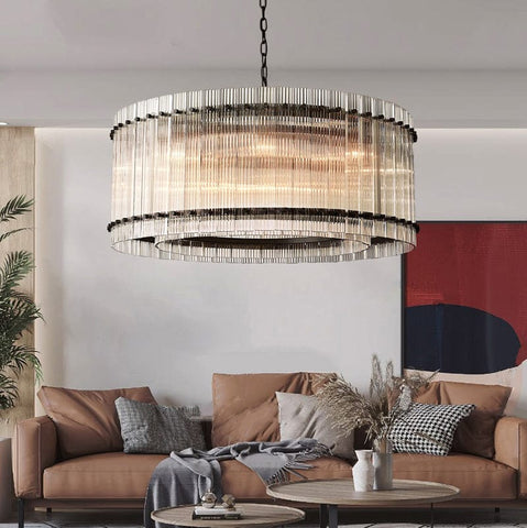 San Marcon Round Chandelier 37" by Franing - Chandelier,SHOP ALL,glass chandelier