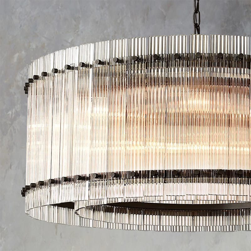 San Marcon Round Chandelier 37" by Franing - Chandelier,SHOP ALL,glass chandelier