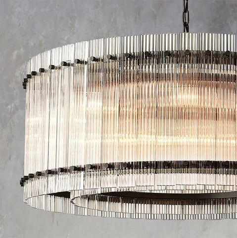 San Marcon Round Chandelier 37" by Franing - Chandelier,SHOP ALL,glass chandelier