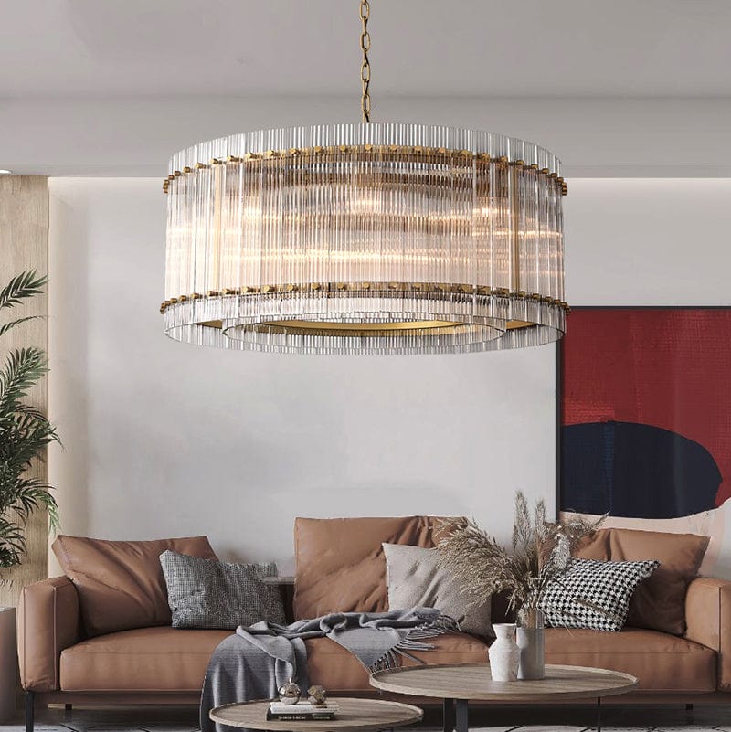 San Marcon Round Chandelier 37" by Franing - Chandelier,SHOP ALL,glass chandelier