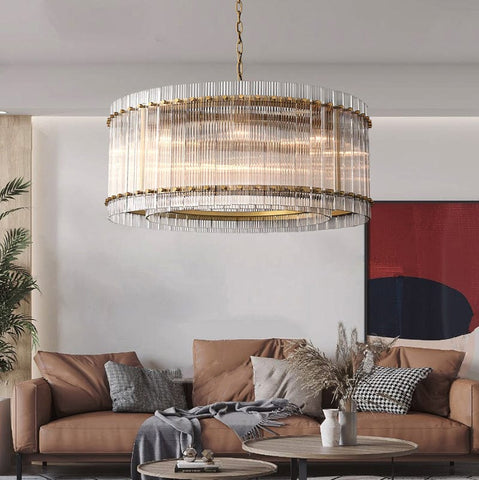 San Marcon Round Chandelier 37" by Franing - Chandelier,SHOP ALL,glass chandelier