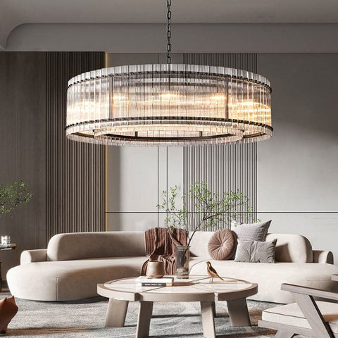 San Marcon Round Chandelier 60" by Franing - Chandelier,SHOP ALL,glass chandelier