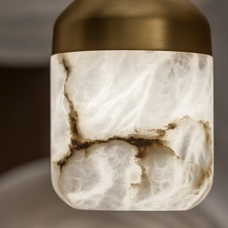 Serenity's Cascade - Modern Minimalist Alabaster Staircases Pendant Light by Franing - SHOP ALL,Alabaster,CEILING