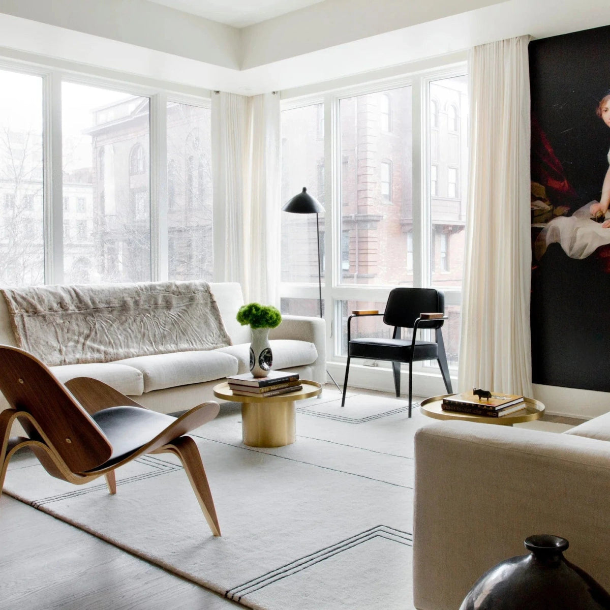 Serge Mouille Floor Lamp by Franing - shop all，floor，Retro，artistic