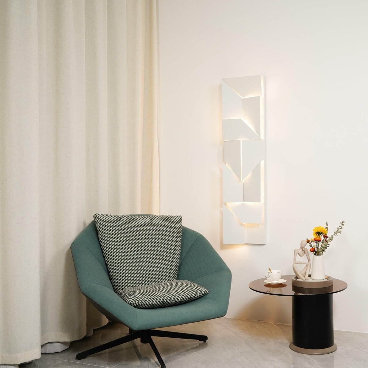Shadows Grand Sconce by Franing - Metal wall light .shop all .wall
