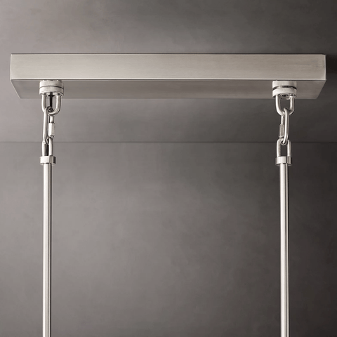 Siren Glass Rectangular Chandelier 77" by Franing - Chandelier,SHOP ALL,glass chandelier