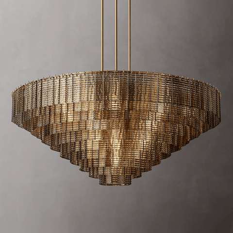 Siren Glass Round Chandelier 65" by Franing - Chandelier,SHOP ALL,glass chandelier