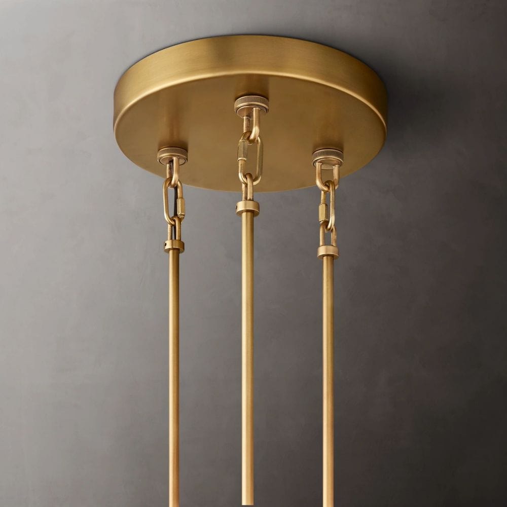 Siren Smoke Glass Round Chandelier 52" by Franing - Chandelier,SHOP ALL,glass chandelier