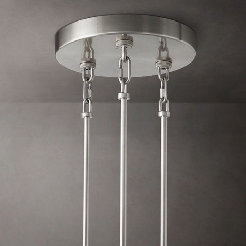 Siren Smoke Glass Round Chandelier 52" by Franing - Chandelier,SHOP ALL,glass chandelier