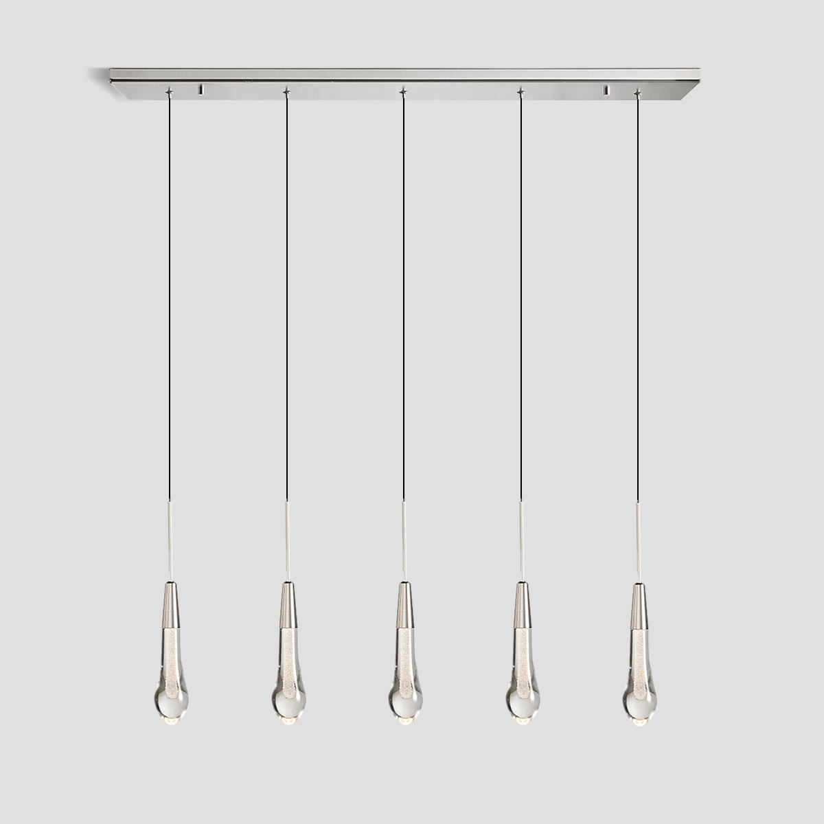 Soltaire Linear Chandelier 22'' 35''W by Franing - SHOP ALL,crystal chandelier,Ceiling,Island counter/dining room