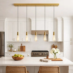 Soltaire Linear Chandelier 22'' 35''W – Modern Linear Hanging Light by Franing - SHOP ALL,crystal chandelier,Ceiling,Island counter/dining room