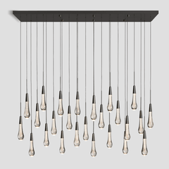 Soltaire Linear Chandelier 37'' 50'' 70'' 87"W 120"W by Franing - SHOP ALL,crystal chandelier,Ceiling,Island counter/dining room
