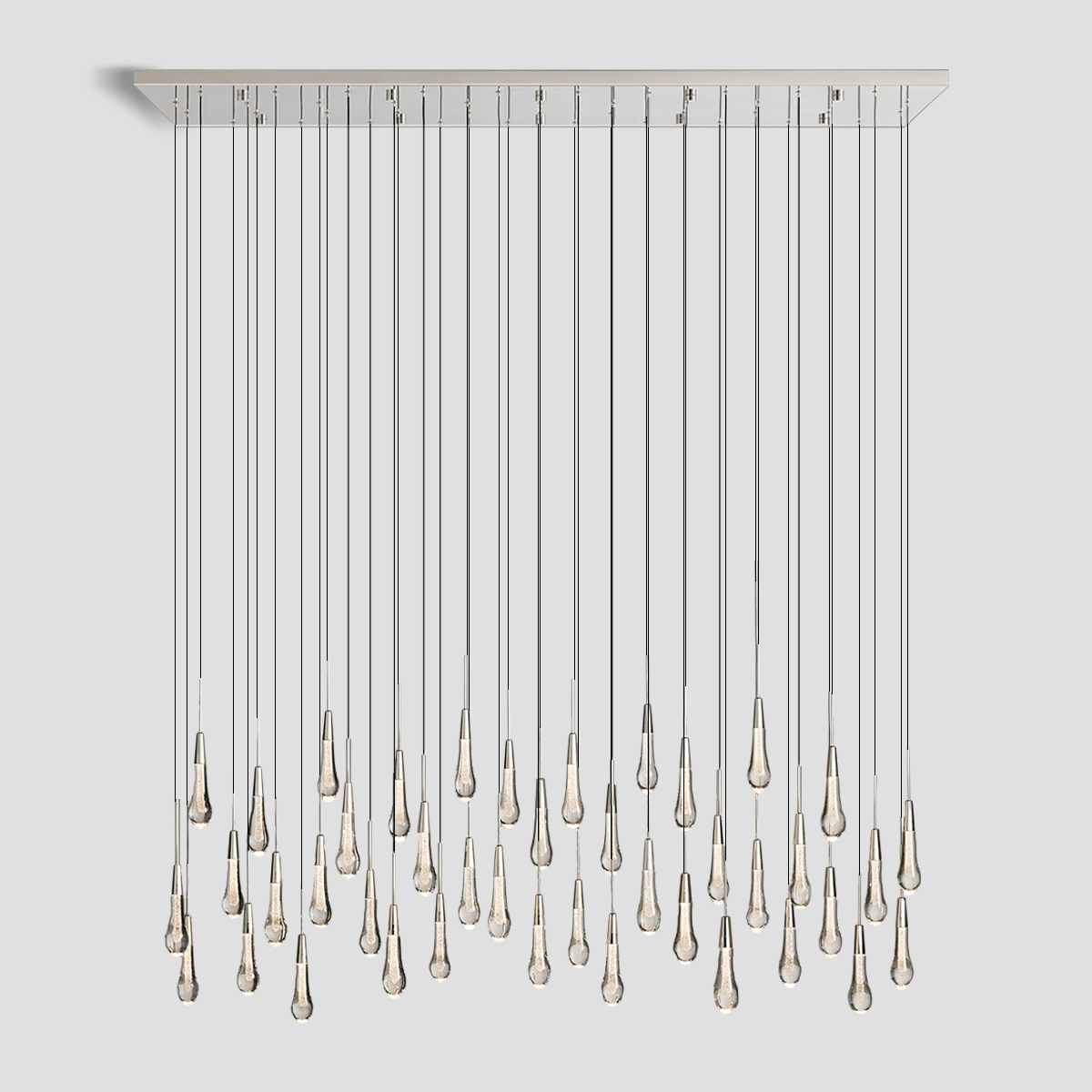 Soltaire Linear Chandelier 37'' 50'' 70'' 87"W 120"W by Franing - SHOP ALL,crystal chandelier,Ceiling,Island counter/dining room
