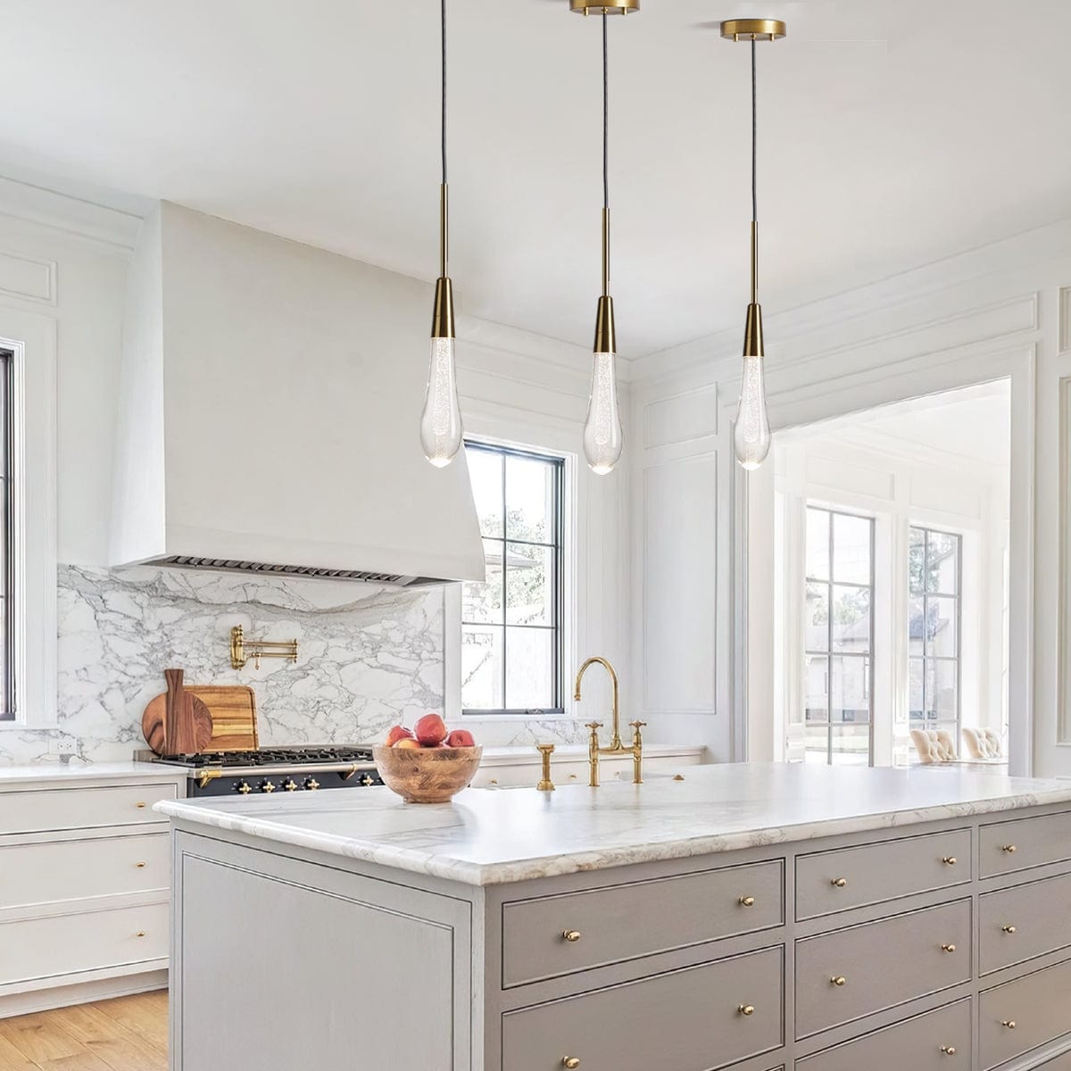 Soltaire Pendant 2'' 1 light 2 lights by Franing - SHOP ALL,crystal chandelier,Ceiling,Island counter/dining room，pendant