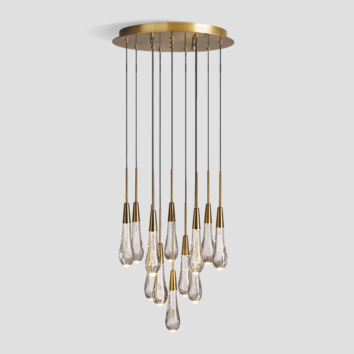 Soltaire Round Chandelier 17'' 24'' 36'' 40'' 58''D by Franing - SHOP ALL,crystal chandelier,Ceiling,Island counter/dining room