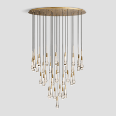 Soltaire Round Chandelier 17'' 24'' 36'' 40'' 58''D by Franing - SHOP ALL,crystal chandelier,Ceiling,Island counter/dining room