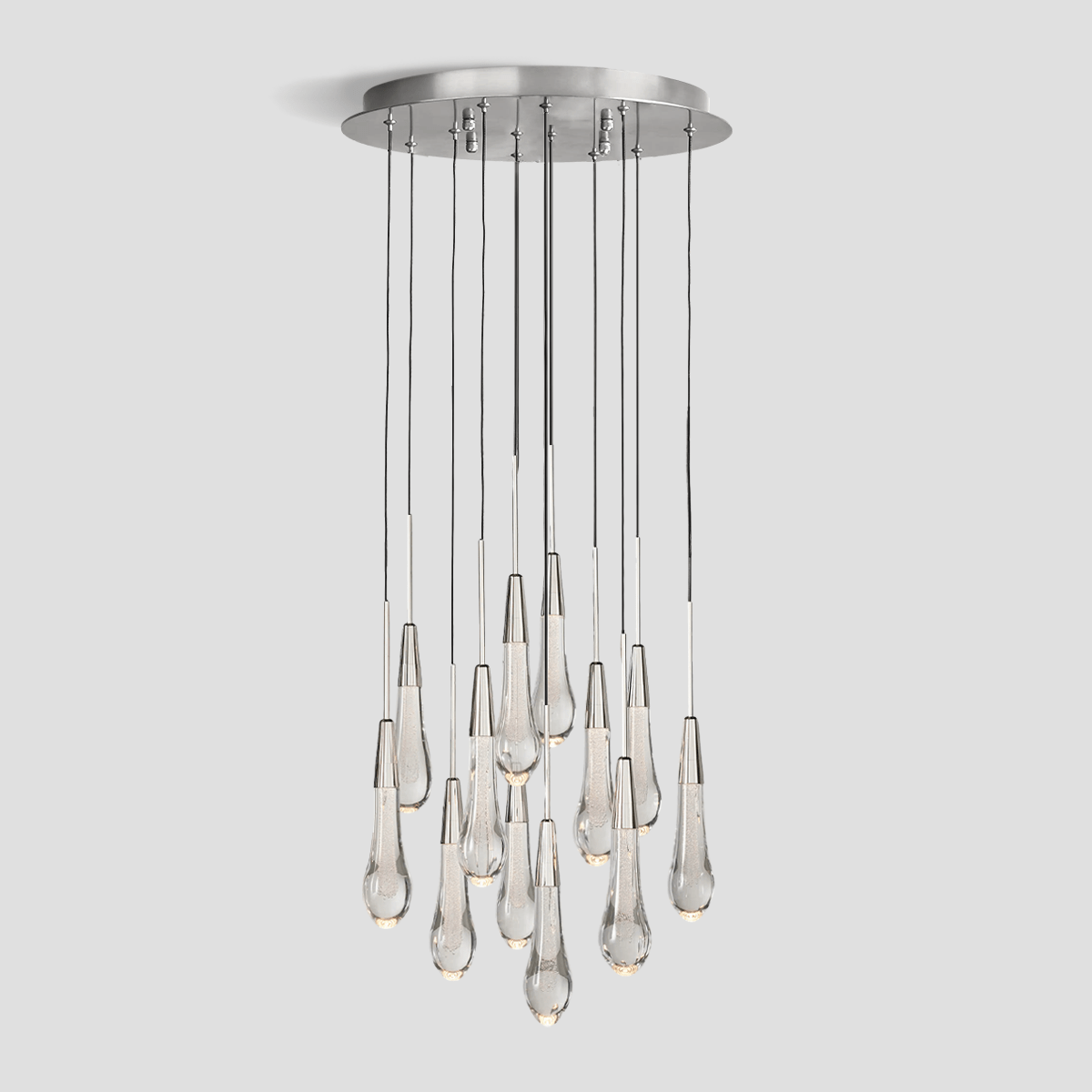 Soltaire Round Chandelier 17'' 24'' 36'' 40'' 58''D by Franing - SHOP ALL,crystal chandelier,Ceiling,Island counter/dining room