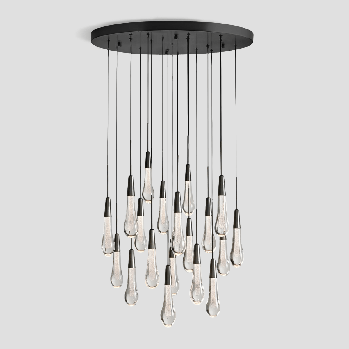 Soltaire Round Chandelier 17'' 24'' 36'' 40'' 58''D by Franing - SHOP ALL,crystal chandelier,Ceiling,Island counter/dining room