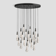 Soltaire Round Chandelier 17'' 24'' 36'' 40'' 58''D by Franing - SHOP ALL,crystal chandelier,Ceiling,Island counter/dining room
