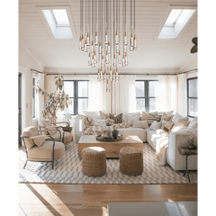 Soltaire Round Chandelier 17'' 24'' 36'' 40'' 58''D by Franing - SHOP ALL,crystal chandelier,Ceiling,Island counter/dining room