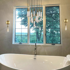 Soltaire Round Chandelier 17'' 24'' 36'' 40'' 58''D by Franing - SHOP ALL,crystal chandelier,Ceiling,Island counter/dining room