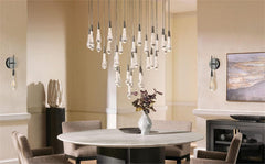 Soltaire Round Chandelier 17'' 24'' 36'' 40'' 58''D by Franing - SHOP ALL,crystal chandelier,Ceiling,Island counter/dining room