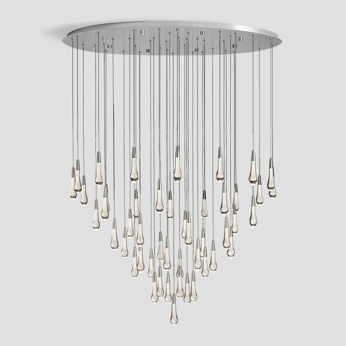 Soltaire Round Chandelier 17'' 24'' 36'' 40'' 58''D by Franing - SHOP ALL,crystal chandelier,Ceiling,Island counter/dining room