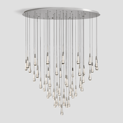 Soltaire Round Chandelier 17'' 24'' 36'' 40'' 58''D by Franing - SHOP ALL,crystal chandelier,Ceiling,Island counter/dining room