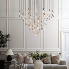 Soltaire Round Chandelier 17'' 24'' 36'' 40'' 58''D by Franing - SHOP ALL,crystal chandelier,Ceiling,Island counter/dining room