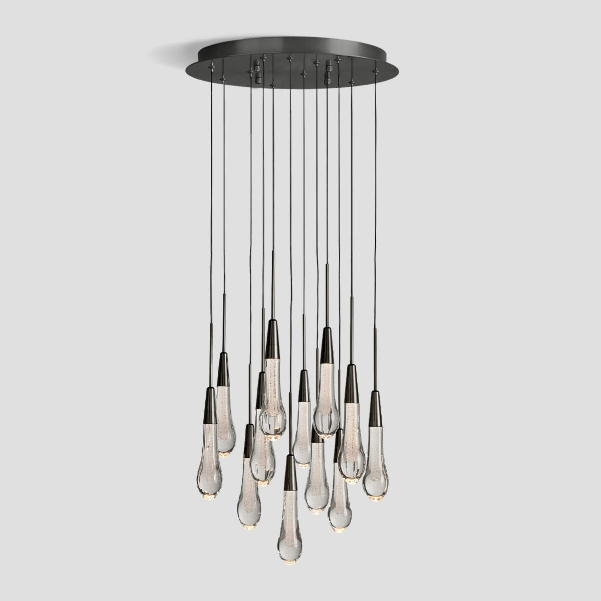 Soltaire Round Chandelier 17'' 24'' 36'' 40'' 58''D by Franing - SHOP ALL,crystal chandelier,Ceiling,Island counter/dining room