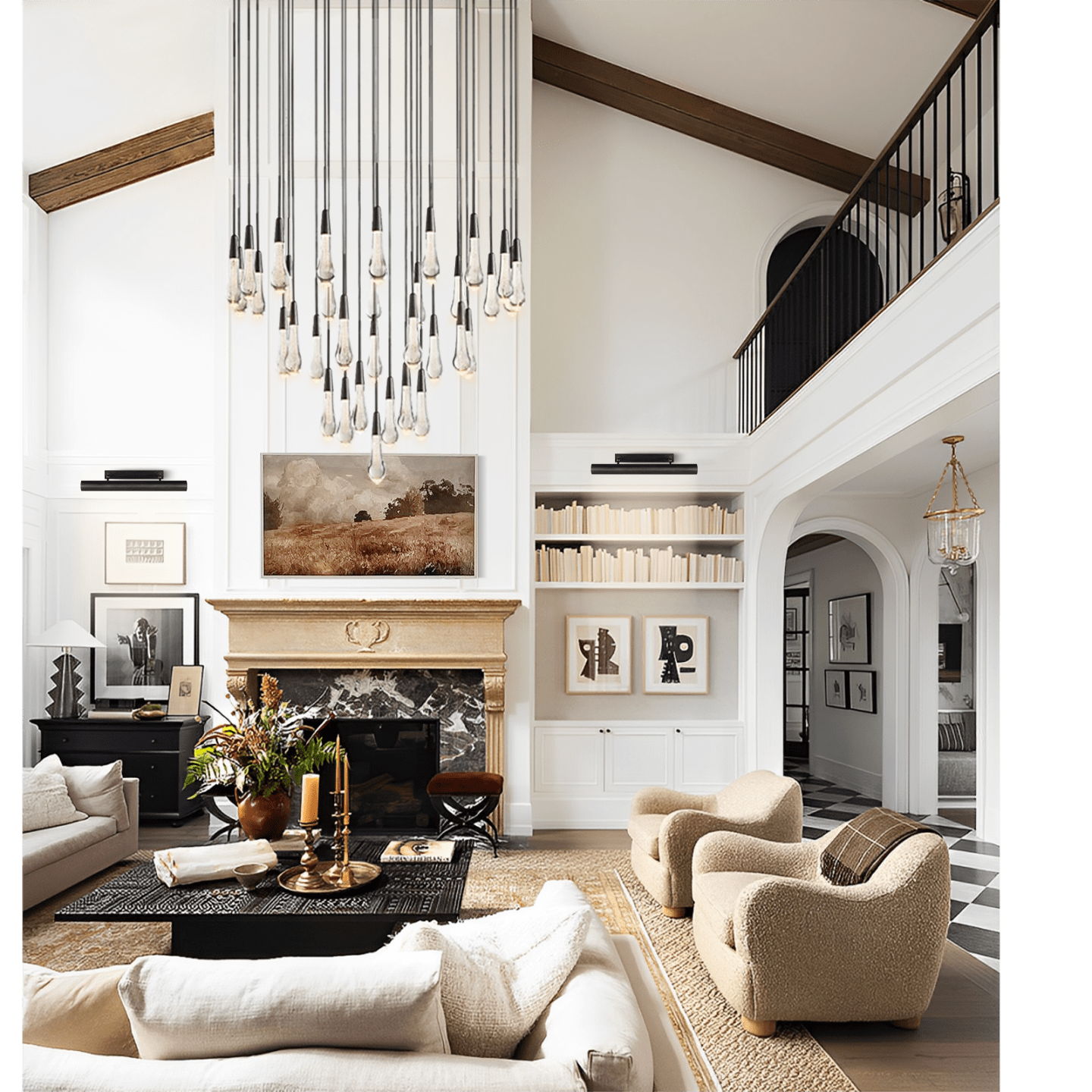 Soltaire Round Chandelier 17'' 24'' 36'' 40'' 58''D by Franing - SHOP ALL,crystal chandelier,Ceiling,Island counter/dining room