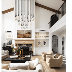 Soltaire Round Chandelier 17'' 24'' 36'' 40'' 58''D by Franing - SHOP ALL,crystal chandelier,Ceiling,Island counter/dining room
