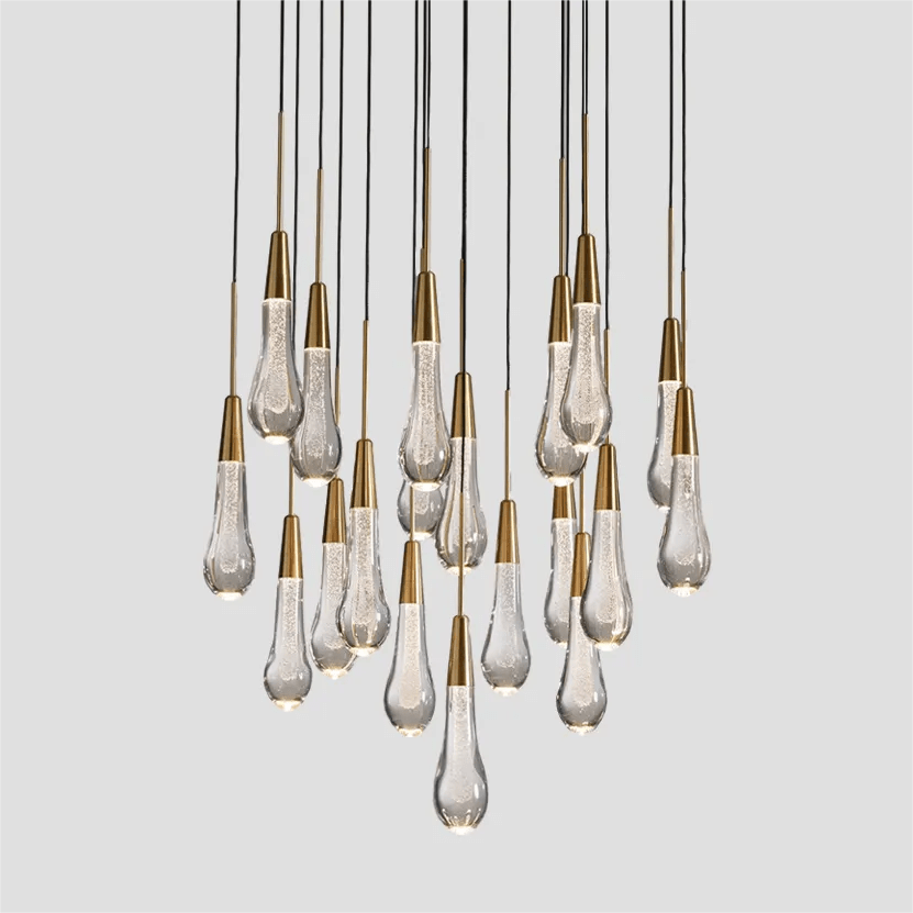 Soltaire Round Chandelier 17'' 24'' 36'' 40'' 58''D by Franing - SHOP ALL,crystal chandelier,Ceiling,Island counter/dining room