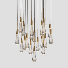 Soltaire Round Chandelier 17'' 24'' 36'' 40'' 58''D by Franing - SHOP ALL,crystal chandelier,Ceiling,Island counter/dining room