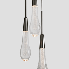 Soltaire Round Pendant - 3 lights 5 lights 7 lights by Franing - SHOP ALL,crystal chandelier,Ceiling,Island counter/dining room