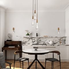 Soltaire Round Pendant - 3 lights 5 lights 7 lights by Franing - SHOP ALL,crystal chandelier,Ceiling,Island counter/dining room