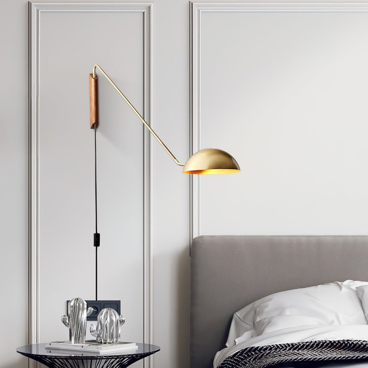 Swing Dome Wall Light by Franing - SHOP ALL,WALL,Metal wall light