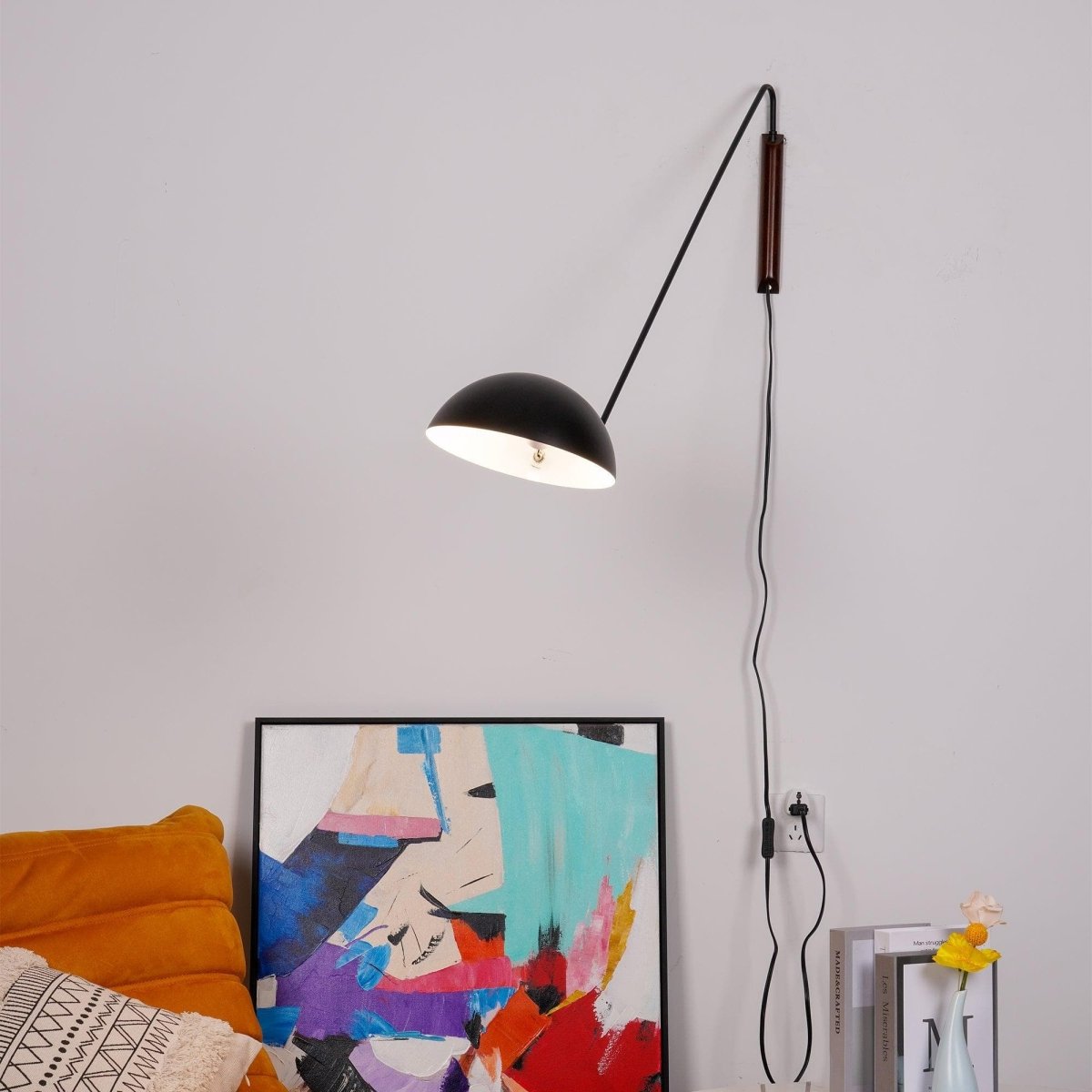 Swing Dome Wall Light by Franing - SHOP ALL,WALL,Metal wall light