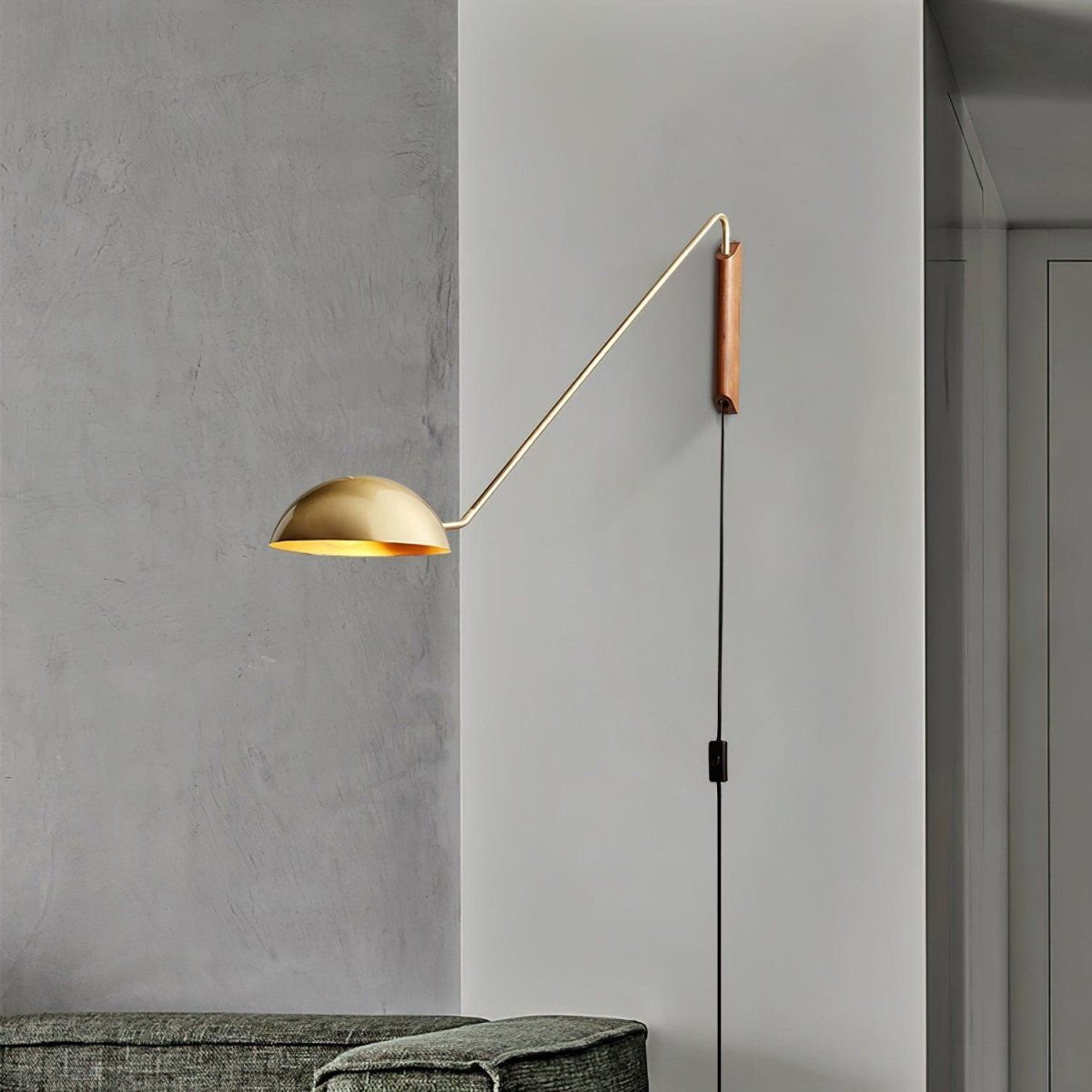 Swing Dome Wall Light by Franing - SHOP ALL,WALL,Metal wall light