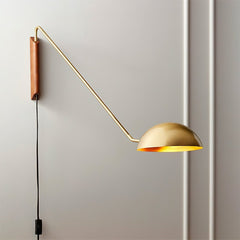Swing Dome Wall Light by Franing - SHOP ALL,WALL,Metal wall light
