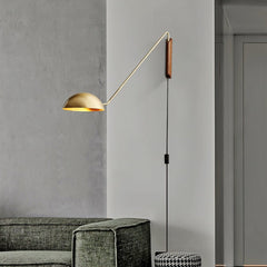 Swing Dome Wall Light by Franing - SHOP ALL,WALL,Metal wall light
