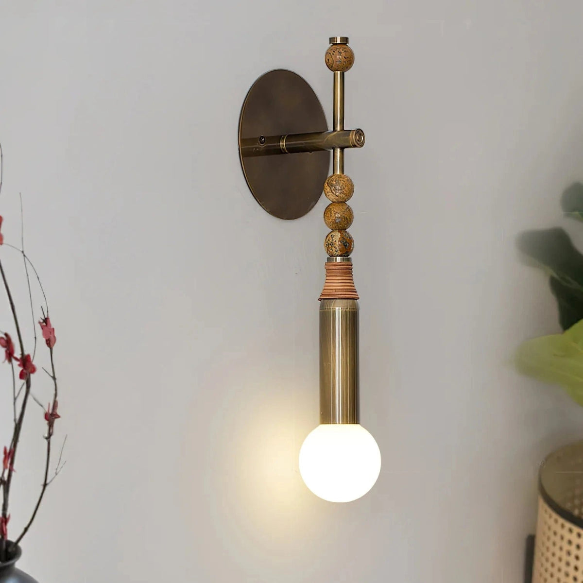 Toam Wall Lamp by Franing - SHOP ALL,WALL,Metal wall light,glass wall light,Traditional