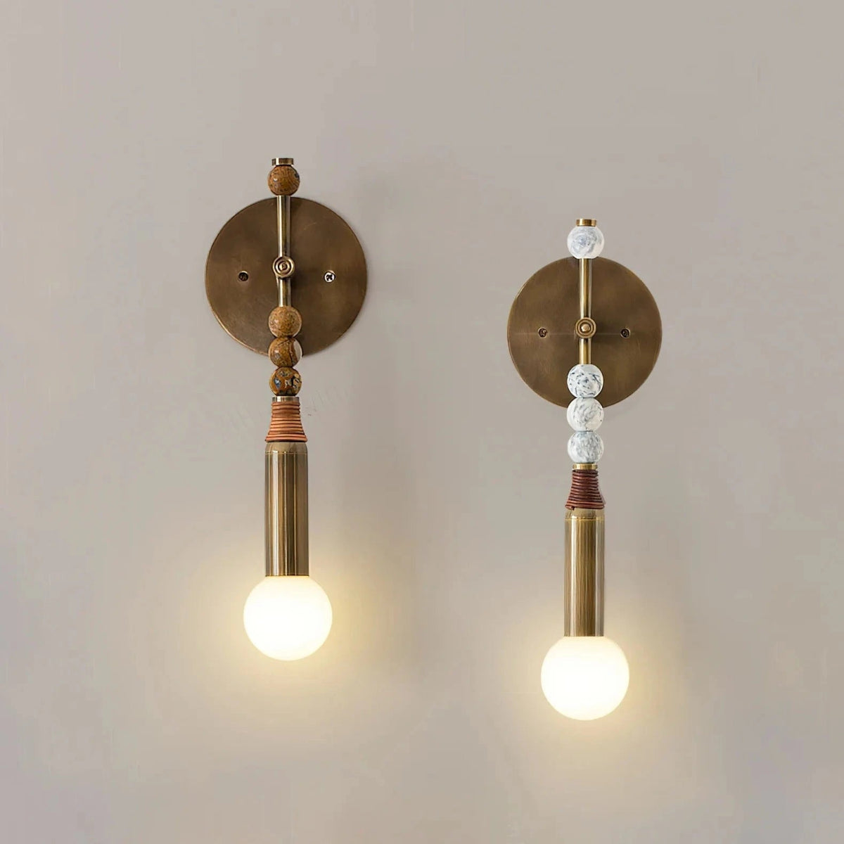 Toam Wall Lamp by Franing - SHOP ALL,WALL,Metal wall light,glass wall light,Traditional