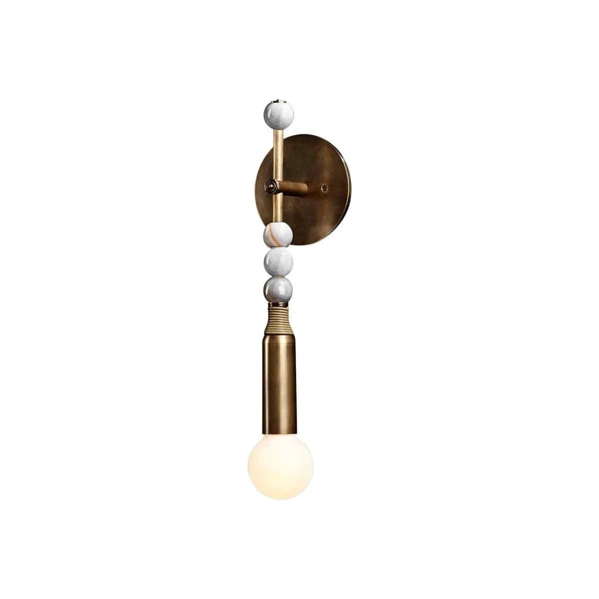 Toam Wall Lamp by Franing - SHOP ALL,WALL,Metal wall light,glass wall light,Traditional