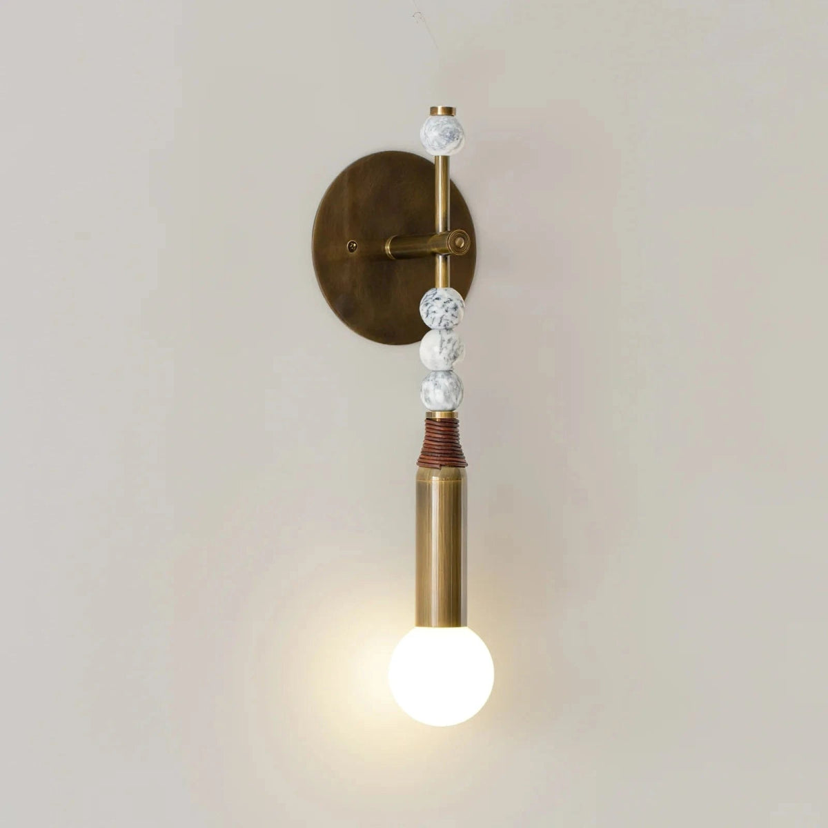 Toam Wall Lamp by Franing - SHOP ALL,WALL,Metal wall light,glass wall light,Traditional