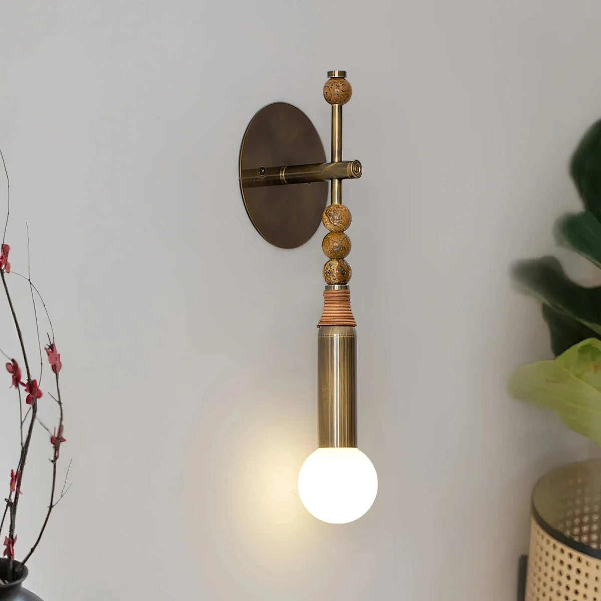 Toam Wall Lamp by Franing - SHOP ALL,WALL,Metal wall light,glass wall light,Traditional