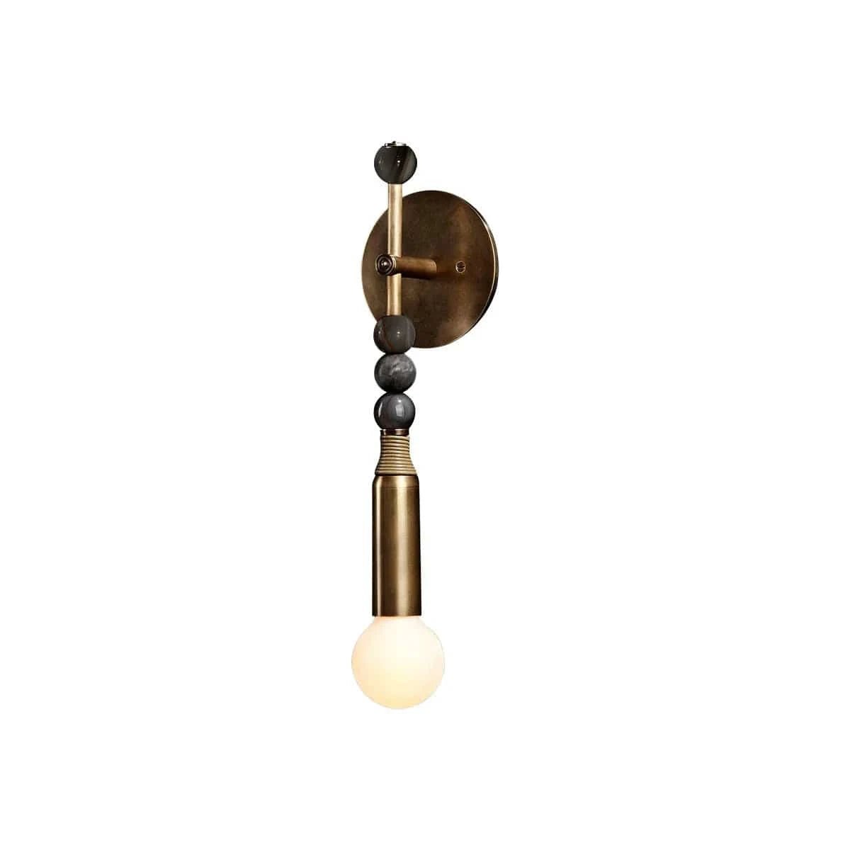 Toam Wall Lamp by Franing - SHOP ALL,WALL,Metal wall light,glass wall light,Traditional