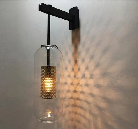 Vadim Glass Wall Lamp by Franing - shop all，wall，glass wall light