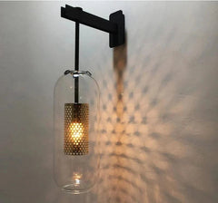 Vadim Glass Wall Lamp by Franing - shop all，wall，glass wall light