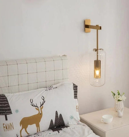 Vadim Glass Wall Lamp by Franing - shop all，wall，glass wall light